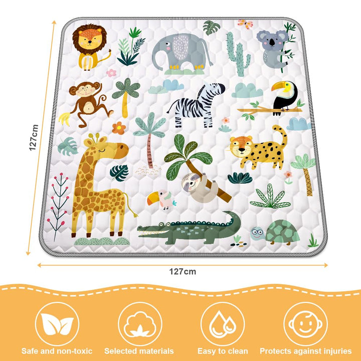 Aolso Baby Spielmatte, Baby Krabbelmatte, Faltbare Spielmatte, Krabbeldecke, Kleinkind Aktivität-Spi