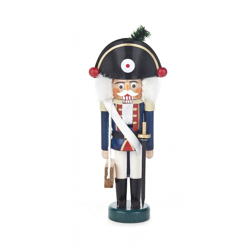 Dregeno Seiffen Nussknacker Nussknacker Franzose - 15cm - Original Erzgebirge