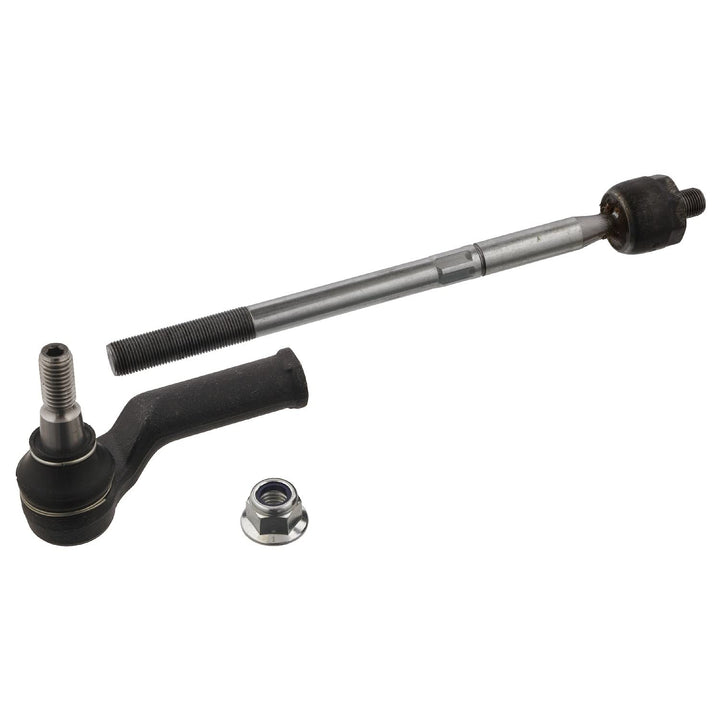 febi bilstein 37761 Spurstange mit Endstück und Sicherungsmutter , 1 Stück Vorderachse links, Vorder