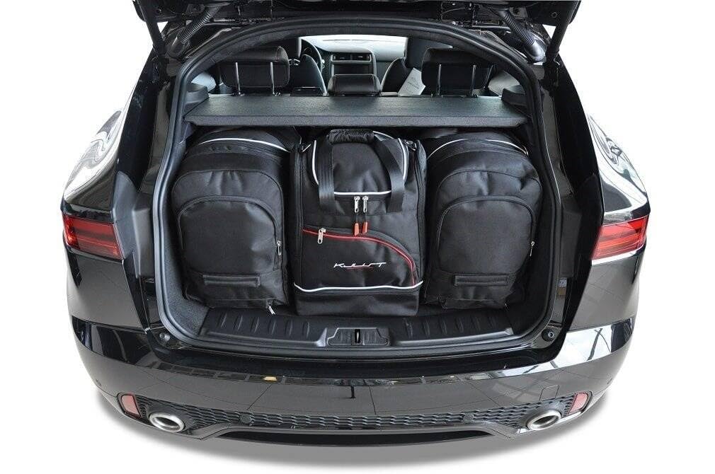 KJUST Dedizierte Reisetaschen 4 stk kompatibel mit JAGUAR E-PACE I (X540) 2017+