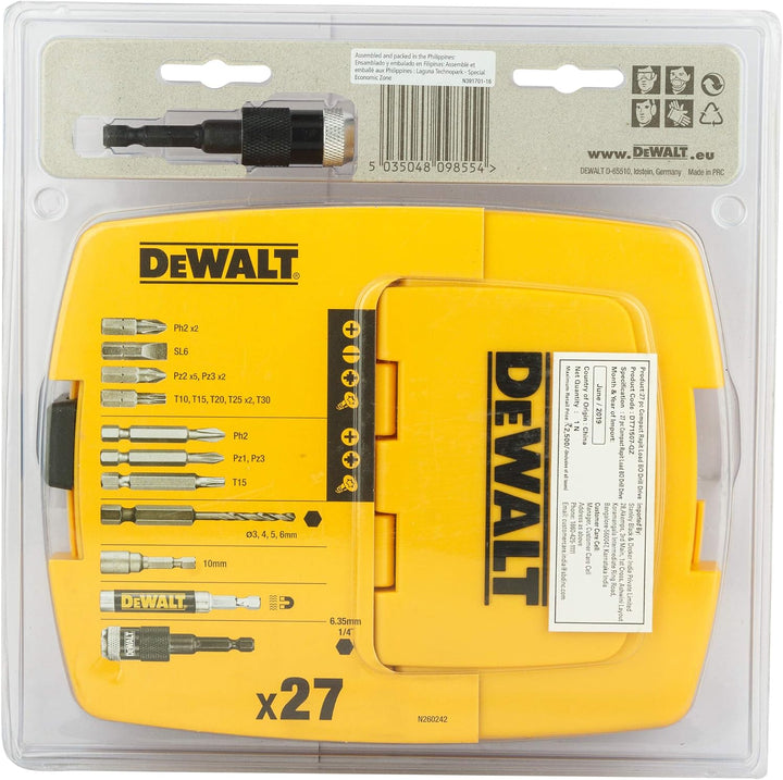 DeWalt DT71507-QZ Rapid Load Drilling & Driving Set 27 Piece