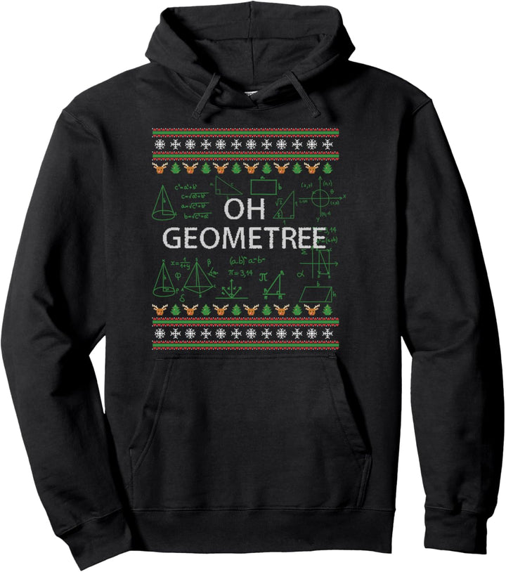 Oh Geometree hässlicher Weihnachtspullover Mathe Lehrer Pullover Hoodie