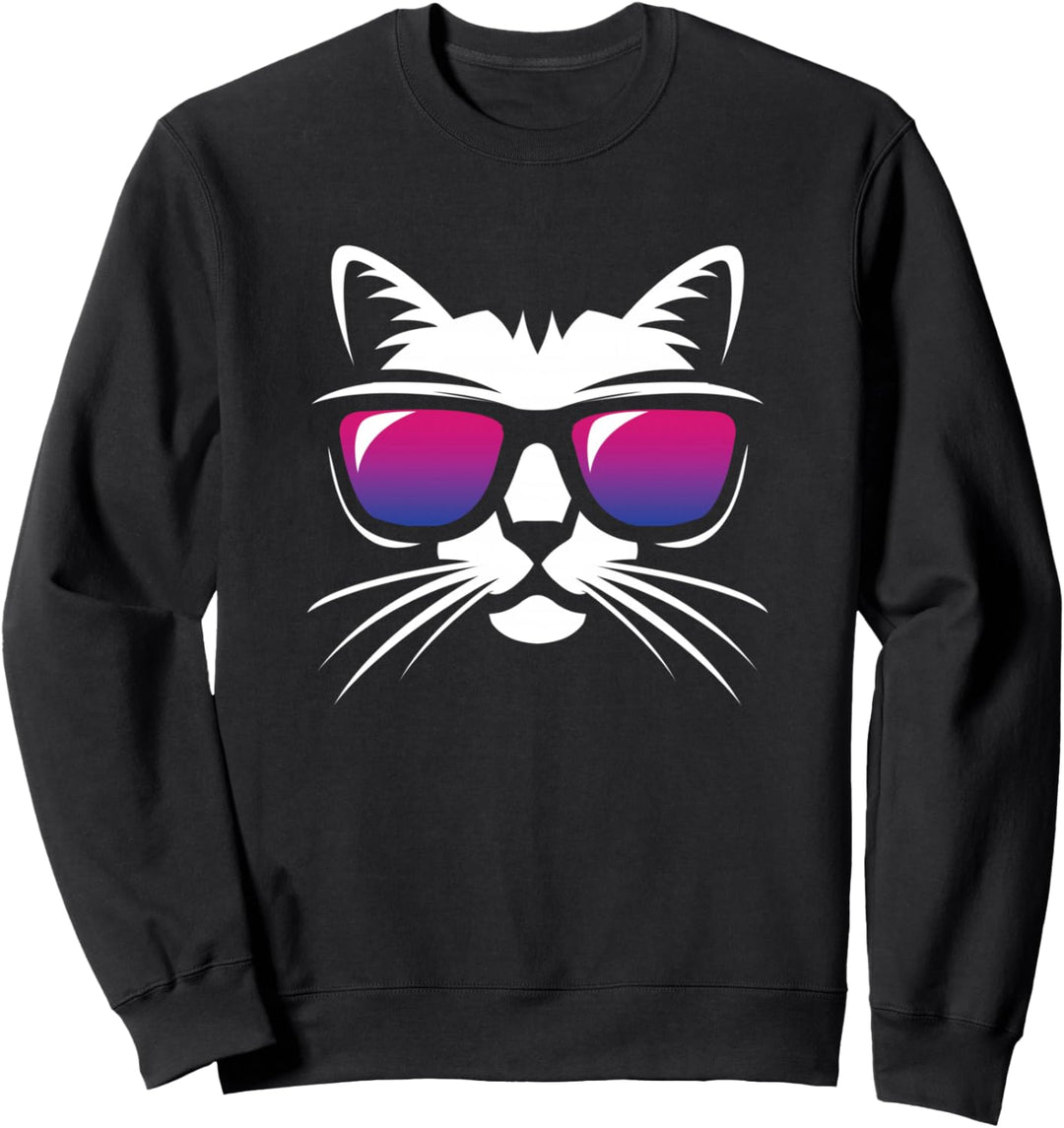 Katze Bisexuelle Stolzflagge Sweatshirt