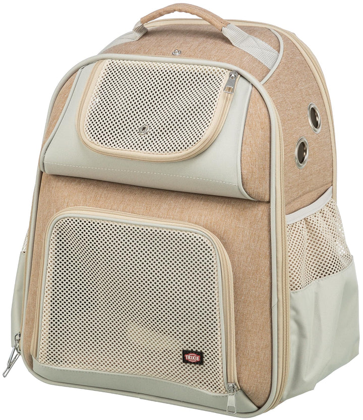 TRIXIE Hunde-Rucksack Willow - Hunderucksack bis 7kg - Rucksack für Hunde, integrierte Kurzleine und