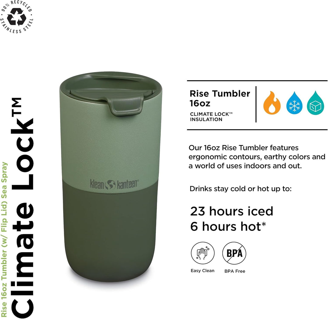 Klean Kanteen Tumbler Sea Spray 16oz, Sea Spray 16oz