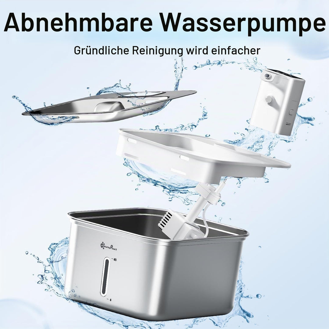 DownyPaws Katzenbrunnen Pump für DPWFP6-FSS, Weiss Wasserpumpe Weiss, Wasserpumpe Wei&amp;