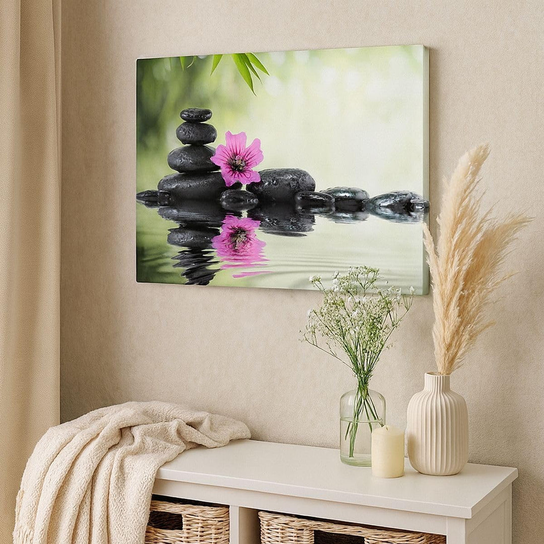 Bilder auf Leinwand 100x70cm Leinwandbild Asien kultur japan orientalisch Gross Wanddeko Bild Schlaf