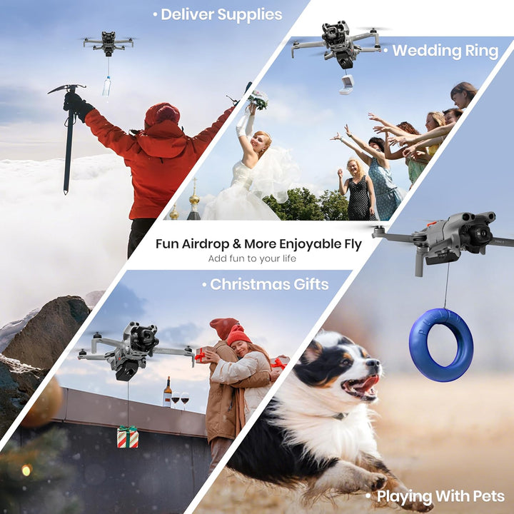 STARTRC Drohnen-Luftabwurfsystem für DJI Mini 5 Pro, Nutzlast-/Liefer-/Transport-Abwurfvorrichtung f