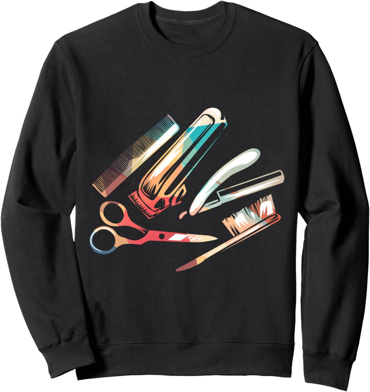 Haarschneider Rasiermesser Bartmesser Barbier Barber Sweatshirt