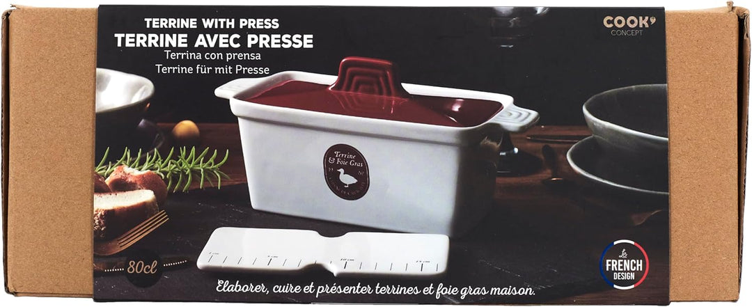 COOK CONCEPT Terrine mit Foie Gras Press