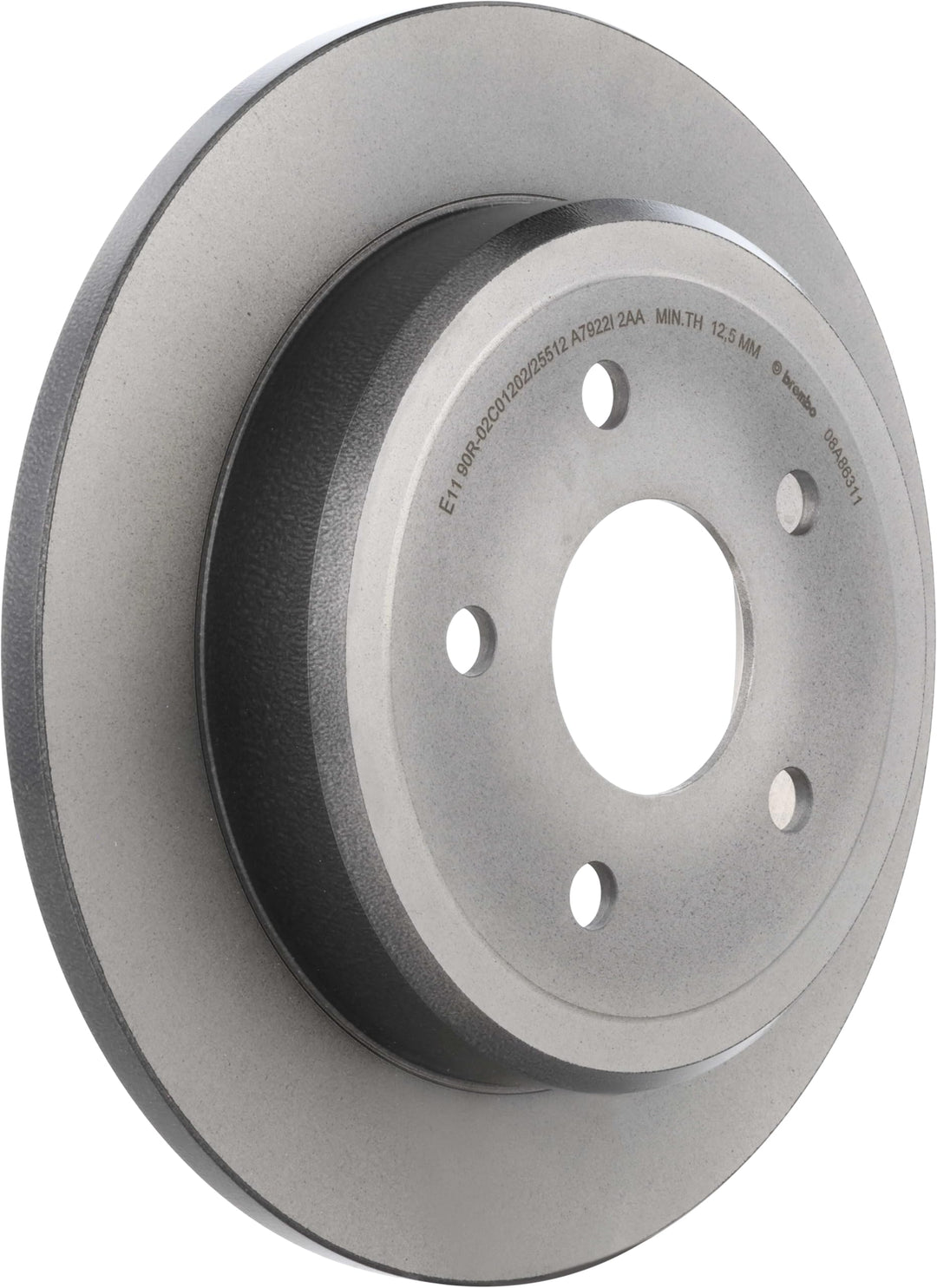 Brembo 08.A863.11 Hintere Bremsscheibe mit UV Lackierung, Anzahl 2