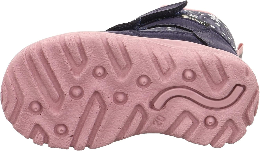Superfit Mädchen Husky1 Baby Warm Gefütterte Gore-tex Blau/Rosa 8020 Schneestiefel 19 EU Blau Rosa 8