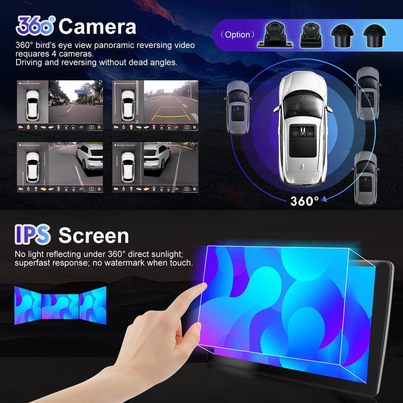 6G+128G 2 Din Android 12 Autoradio passend für Audi A4 B6 B7 S4 RS4 2000–2009 – GPS-Navigation/Carpl