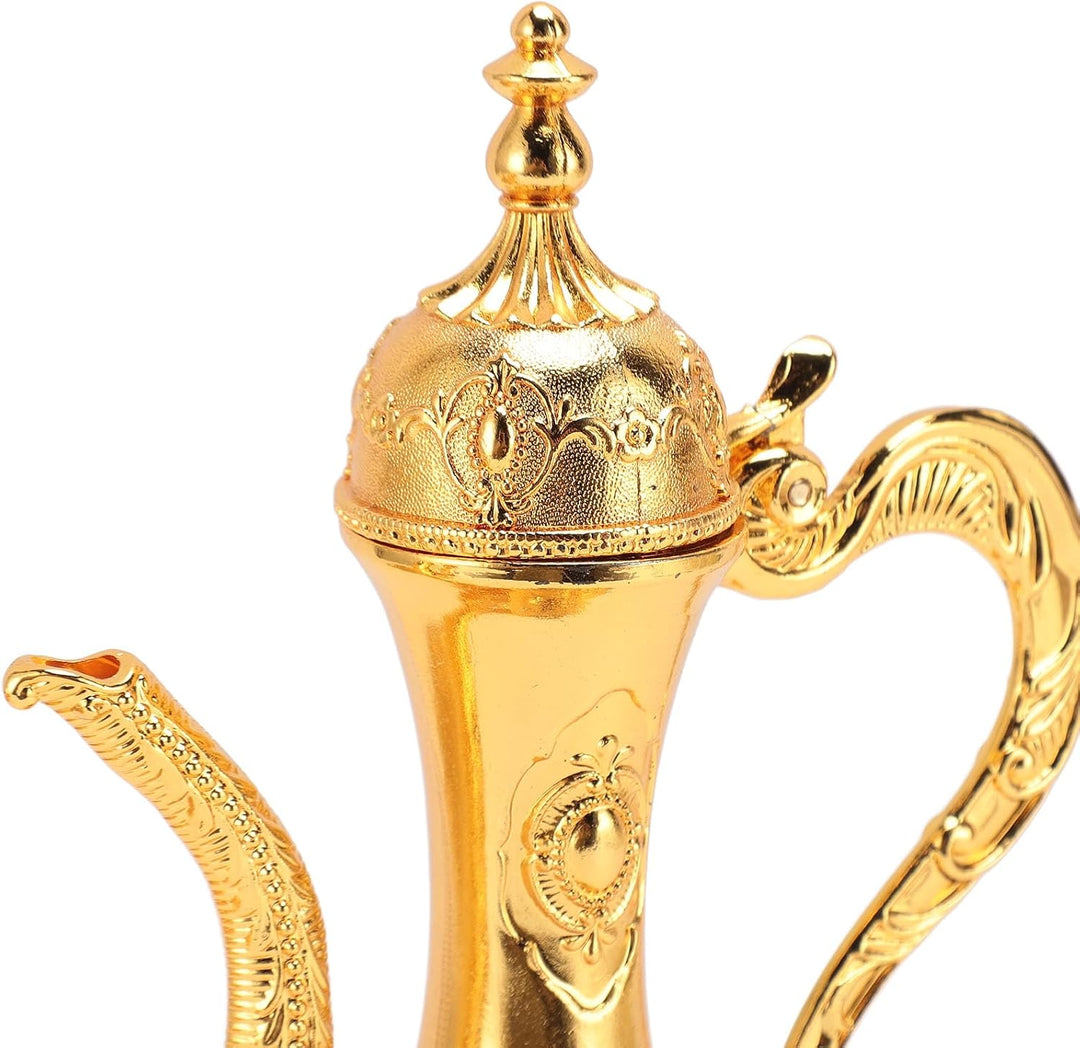 Focket Türkisches Kaffee-Set, Vintage-Stil, Rostfreie Zinklegierung, Türkisches Tee-Set, Kaffeekanne
