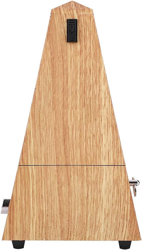 Mechanisches Metronom für Gitarre/Bass/Klavier/Violine,Pyramidenform Metronom mit Klingeltöne, Beat