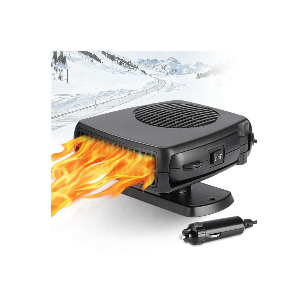 Leaflai Autoheizung 150 W – 12 V tragbare Autoheizung, Anti-Beschlag-Auto-Defroster, der an den Ziga