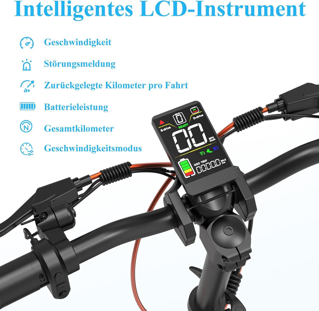 JOYOR E Scooter S Serie, Elektroroller, Fährt 40-90 Km, 48/60V 13/18/26Ah, Mit Doppelter Stossdämpfu
