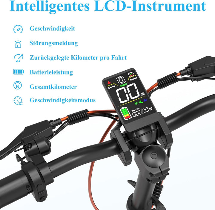 JOYOR E Scooter S Serie, Elektroroller, Fährt 40-90 Km, 48/60V 13/18/26Ah, Mit Doppelter Stossdämpfu