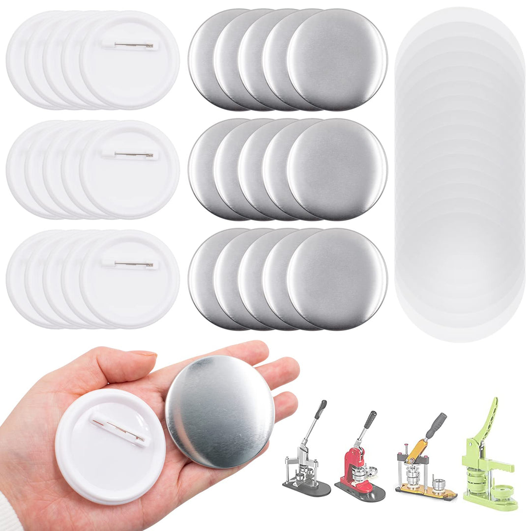 100 Stück 58mm Leere Schaltfläche Abzeichen Button Teile Button Supplies Back Button Teile für Butto