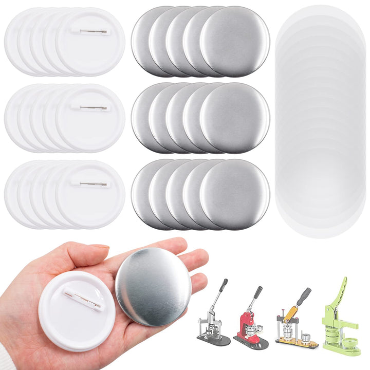 100 Stück 58mm Leere Schaltfläche Abzeichen Button Teile Button Supplies Back Button Teile für Butto