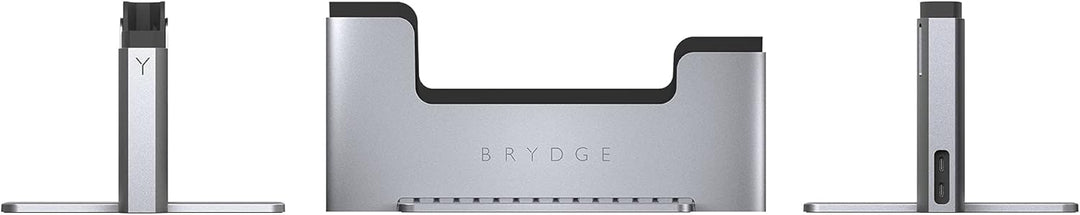 Brydge vertikale Dockingstation, Kompatibel zu 16-Zoll MacBook Pro (2019-2016) mit Touch Bar, 2 x Th