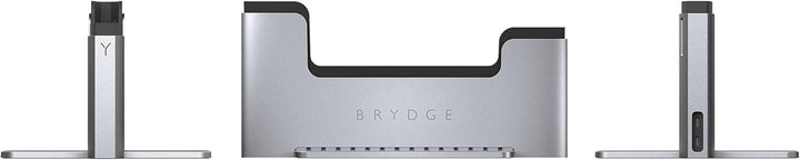 Brydge vertikale Dockingstation, Kompatibel zu 16-Zoll MacBook Pro (2019-2016) mit Touch Bar, 2 x Th