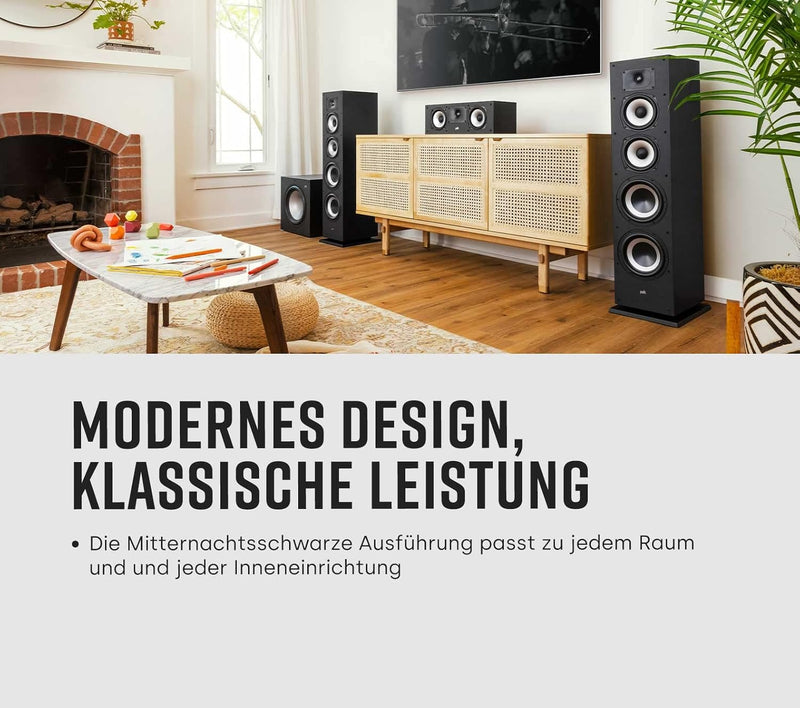 Polk Audio Monitor XT70 Hochauflösender Standlautsprecher, HiFi Und Heimkino Lautsprecher, Hi-Res Ze