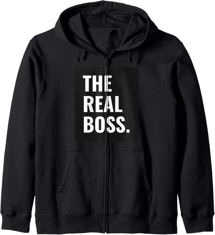 The Boss The Real Boss Partnerlook Kapuzenjacke
