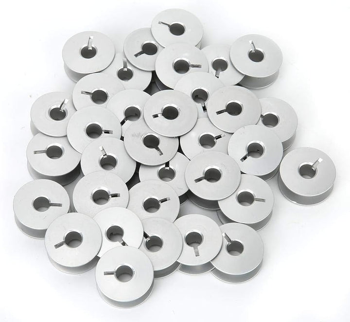 Spulenkapsel, 100 Stück 55623A Aluminiumspulen Schlitz, Industrienähmaschinenteile für Universal für