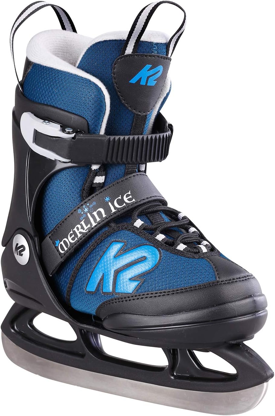 K2 Jungen Merlin Ice, Black-Blue Skates S (EU: 29-34 / UK: 10-1 / US: 11-2) black - blue, S (EU: 29-