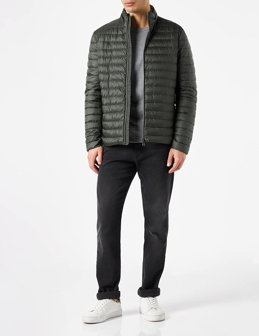 Geox Herren M2525dt2562 Down Coat (1er Pack) 50 Climbing Ivy, 50 Climbing Ivy