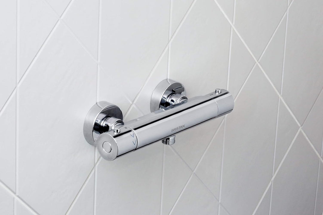 Bristan FZ SHXVOCTFF C Frenzy modernes Cool Touch, aussenliegendes Ventil nur Fast Fit Anschlüsse