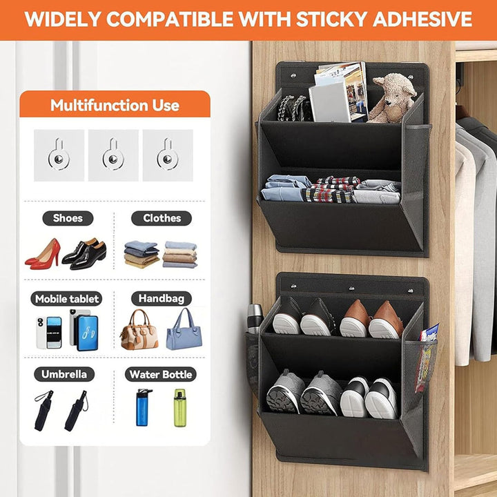 Générique für Wohnmobile | zur Wandmontage, selbstklebend, platzsparender Organizer für Schrank, Bad