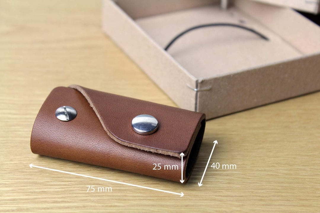 Pack & Smooch Key Organizer Schlüsseletui Schlüsselorganizer Leder Kingsley S für bis zu 5 Schlüssel
