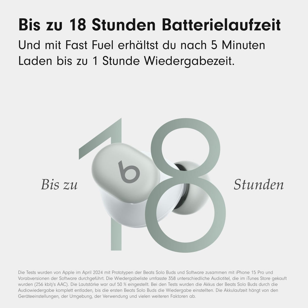 Beats Solo Buds – kabellose Bluetooth In-Ear Kopfhörer | 18 Stunden Akkulaufzeit | Apple & Android-K
