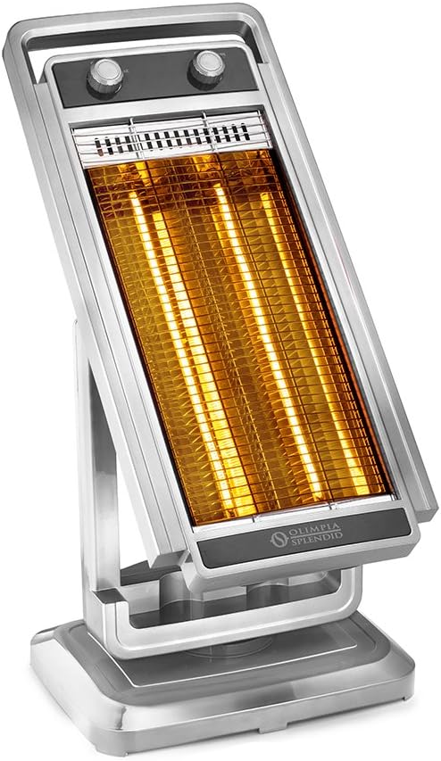 Olimpia Splendid 99610 Solaria Carbon Heizstrahler 1100 W, 45 m³ Carbonfaser Gris, Carbonfaser Gris