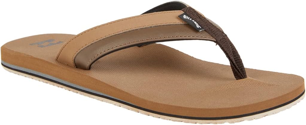 Billabong Herren Ganztägige Wirkung Flipflop 39 EU Schmal Camel, 39 EU Schmal Camel