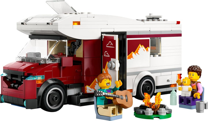 LEGO City Abenteuer-Wohnmobil - Wohnwagen Spielzeug für Jungen und Mädchen ab 6 Jahren - Inkl. 3 Min