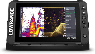 Lowrance Elite FS 9 Fischfinder mit 3-in-1 Active Imaging Wandler, vorgeladen, C-MAP Konturen+Grafik