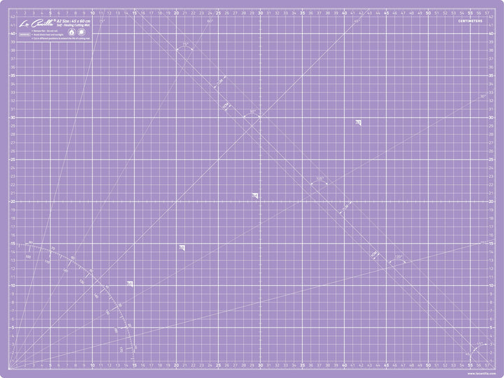 La Canilla Schneidematte A2 Selbstheilend (60x45 cm - 24x18") Cutting Mat Schneideunterlage für Bast