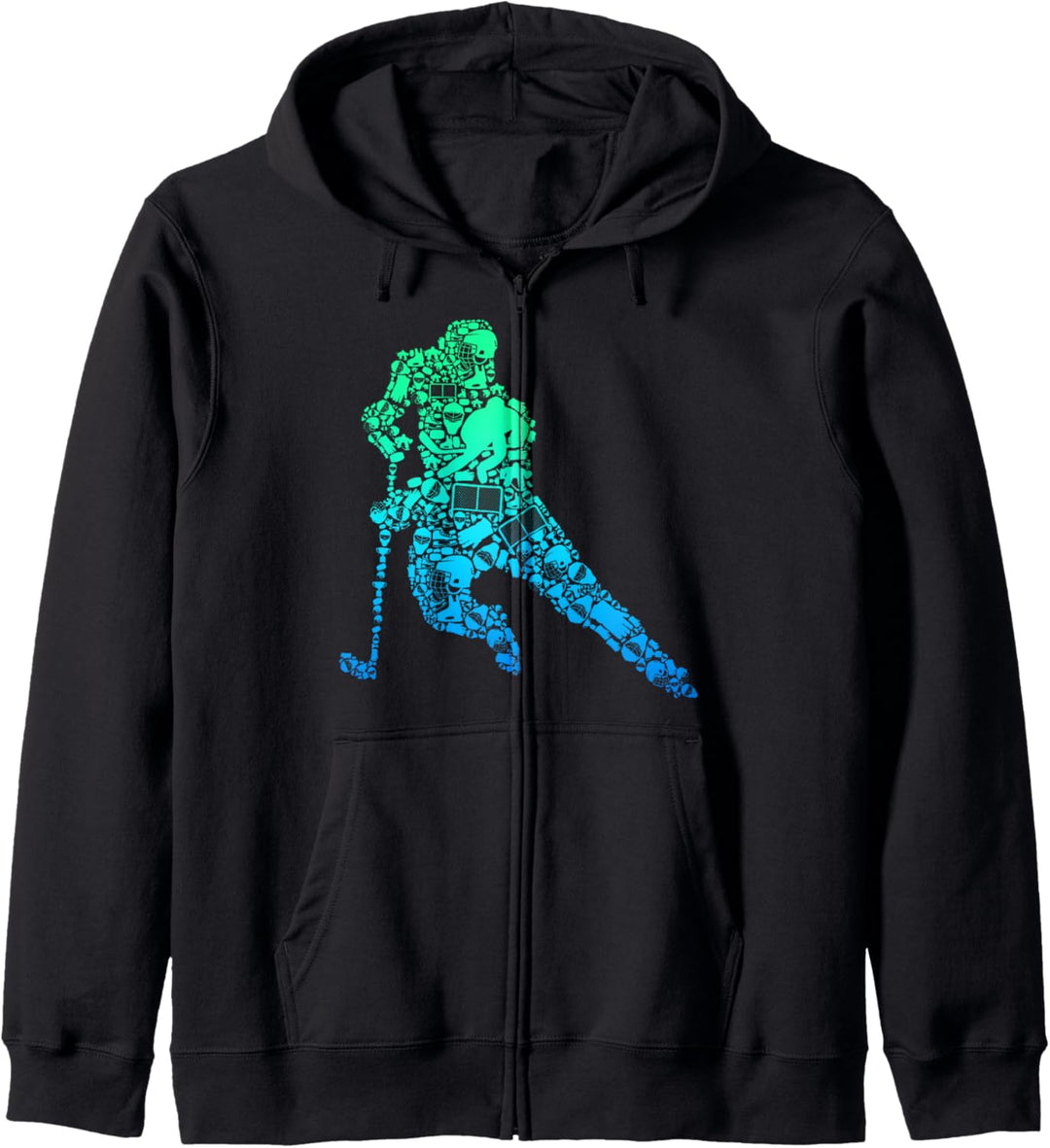 Eishockey Eishockeyspieler Jungen Kinder Männer Kapuzenjacke