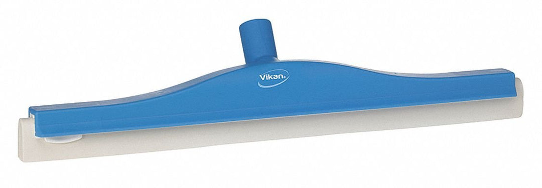 Vikan - Hygiene Klassischer Bodenabzieher - Mit festem Hals - Weisse Kassette - 500mm - Blau 7763 Bl