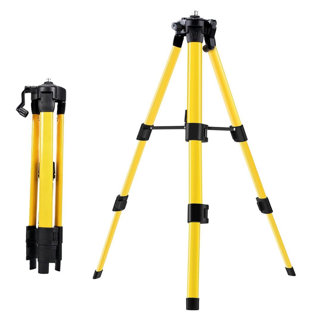 Stativ Laser 5/8 Zoll Gewinde, Höhe 38-100cm, Baustativ für Laser mit Tasche, Laserwasserwaagen Stat