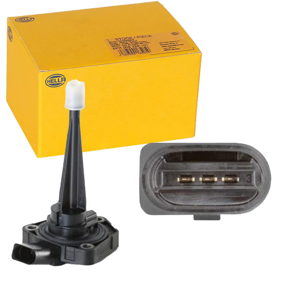 HELLA 6PR 013 680-101 Sensor, Motorölstand - 3-polig - mit Dichtung