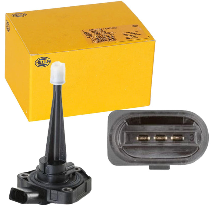 HELLA 6PR 013 680-101 Sensor, Motorölstand - 3-polig - mit Dichtung