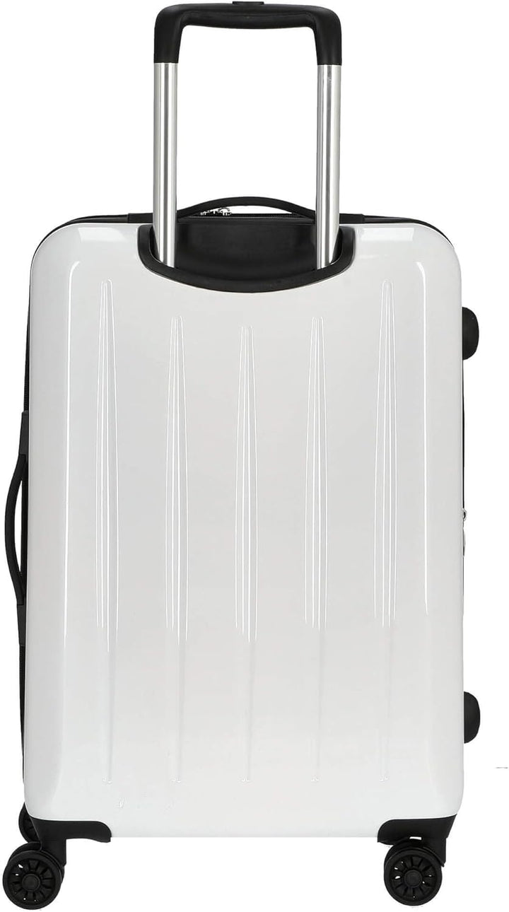 CHECK.IN London 2.0-4-Rollen-Trolley 67 cm weiss Weiss, Weiss