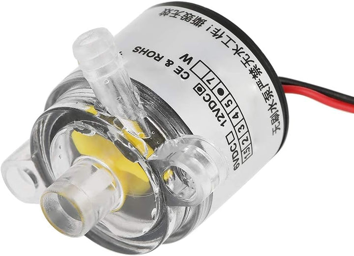 Mini-Wasserpumpe Tauchpumpe 12 V DC Mini-Inline-Wasserpumpe Mikrobürsten 6 W Lebensmittelqualität 2