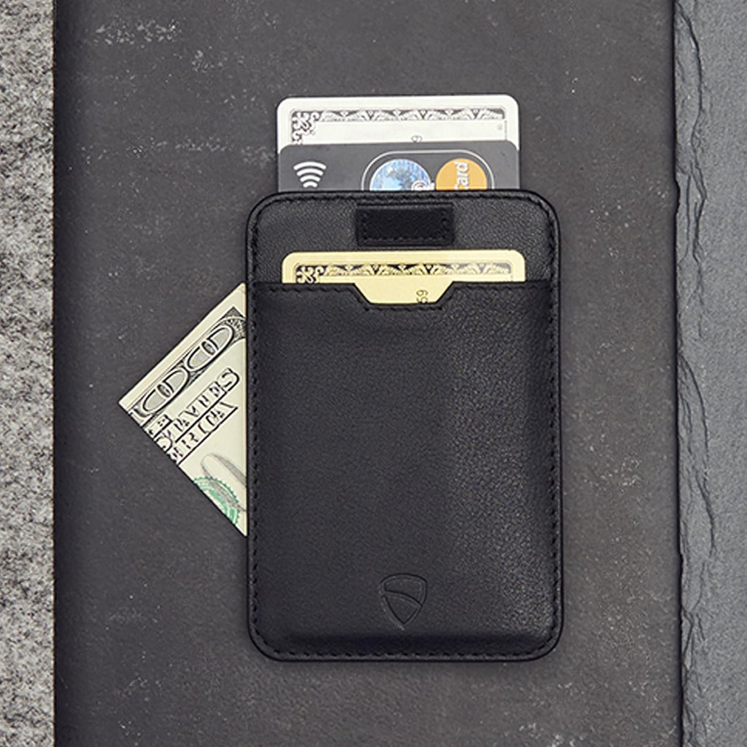 Vaultskin Chelsea Ultra-Slim Leder-Geldbörse für die Vordertasche - RFID-Blockierung für Männer mit