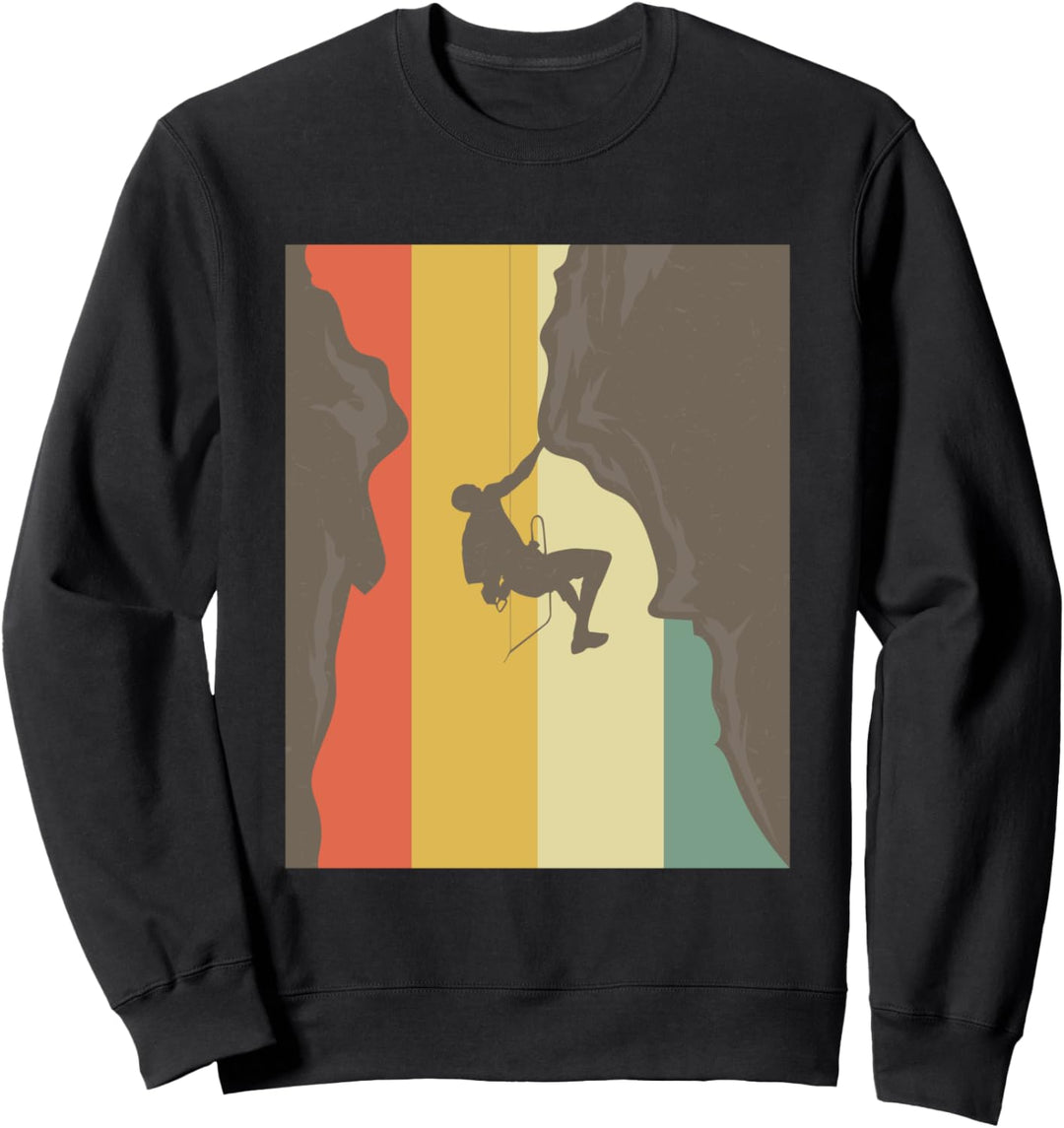 Retro-Felsklettergeschenk Sweatshirt