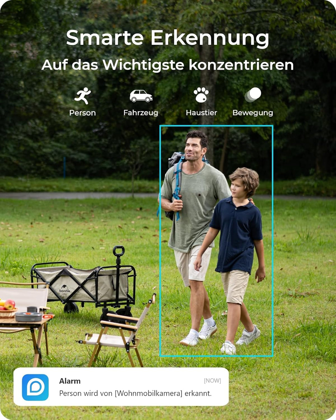Reolink 4K 4G LTE Überwachungskamera mit SIM Karte, 8MP Solar Kamera Outdoor ohne WLAN, Person/Auto/